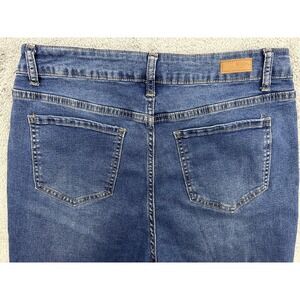 Bleu Jeans Women 12 Blue High‎ Waist Wide Leg 30x29